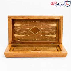 Alternative view of تخته نرد چوب گردو لبه کتابی ساده عرض 50 سانت