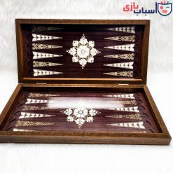 Alternative view of تخته نرد MDF ساده طرح صدف