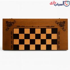تخته نرد چوب گردو با روکش ملچ عرض 50 سانت