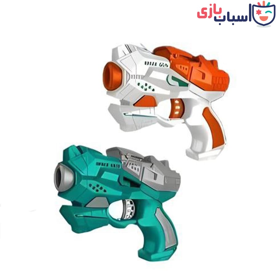 تفنگ اسباب بازی تیر ابری دو عددی با سیبل 18_688 - تصویر 2