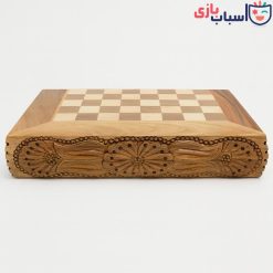 تخته نرد چوب گردو دور برجسته عرض 50 سانت