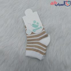 جوراب نوزادی ساقدار طرح دار