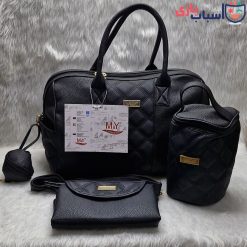 ساک نوزادی 4 تیکه چرم مدل M&Y کد 1001