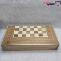 Alternative view of تخته نرد چوبی ریشه درخت کیکم طرح لبه تخت کد 127