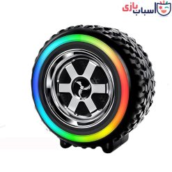 اسپیکر بلوتوث دار شارژی طرح لاستیک 2389