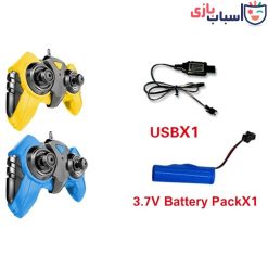 Alternative view of ماشین بازی کنترلی کرمی آبی و خاکی 808-666