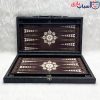 تخته نرد چرمی بغل مهره کد 122