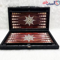 تخته نرد چرمی بغل مهره کد 101