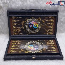 تخته نرد چوبی MDF چرمی کیفی کد 129