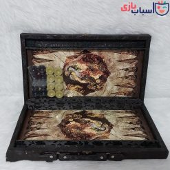 تخته نرد چوبی MDF چرمی کیفی کد 137