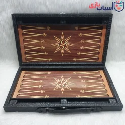 تخته نرد چوبی MDF چرمی کیفی کد 154