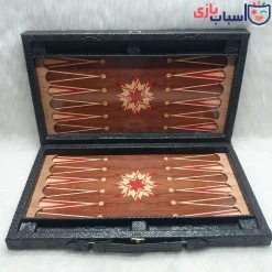 تخته نرد چوبی MDF چرمی کیفی کد 155
