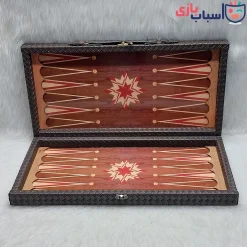 تخته نرد چوبی MDF چرمی ساده کد 166