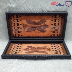 تخته نرد چوبی MDF چرمی ساده کد 156