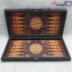 تخته نرد چوبی MDF چرمی ساده کد 151